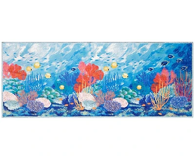 Liora Manne' Impressions Underwater 1'11"x4'11" Runner Area Rug