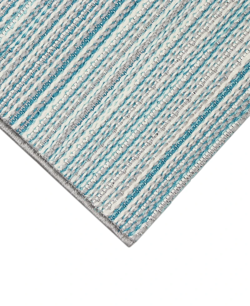 Liora Manne' Miranda Tweed Stripe 2'x2'10" Area Rug