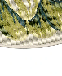 Liora Manne' Esencia Mum 3'3"x3'3" Round Area Rug
