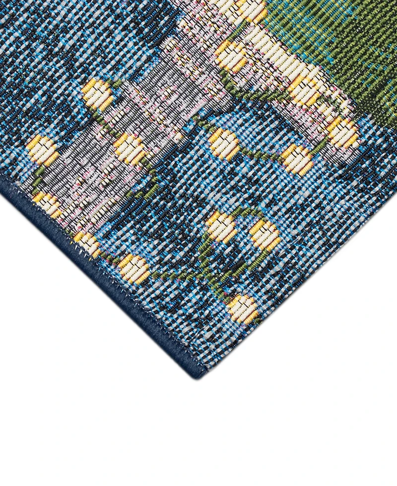 Liora Manne' Esencia Birdhouse Holiday 2'5"x3'11" Area Rug