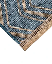 Liora Manne' Mercer Zigzag 6'6"x9'4" Area Rug