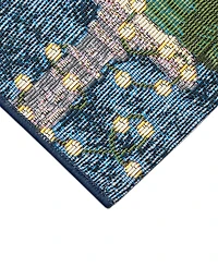 Liora Manne' Esencia Birdhouse Holiday 2'x2'10" Area Rug