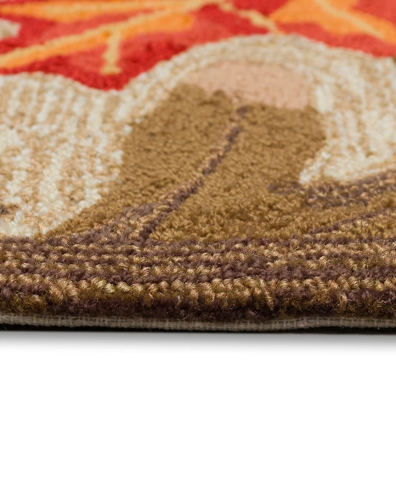 Liora Manne' Ravella Falling Leaves 2'x3' Area Rug