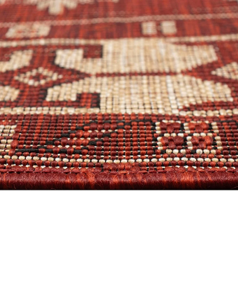 Liora Manne' Carmel Kilim 7'10"x7'10" Square Area Rug