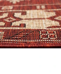 Liora Manne' Carmel Kilim 7'10"x7'10" Square Area Rug
