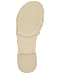 Guess Women's Elyho Logo Cutout Flat Jelly Sandals