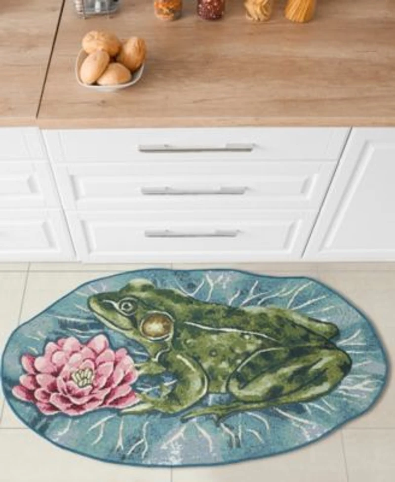 Liora Manne Esencia Frog Lotus Rug Collection
