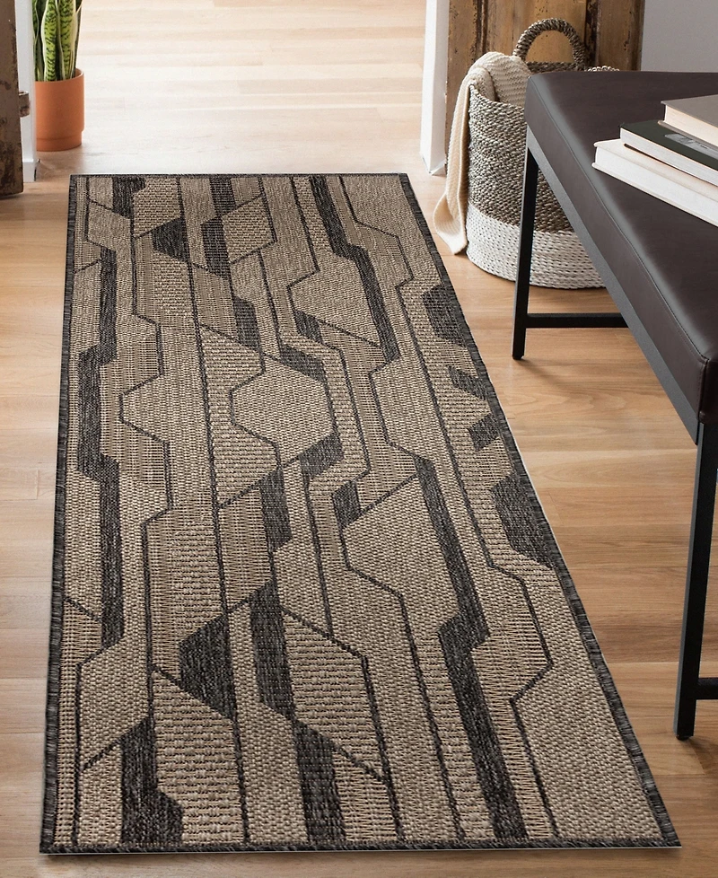 Liora Manne' Monaco Vienna 1'11"x7'6" Runner Area Rug