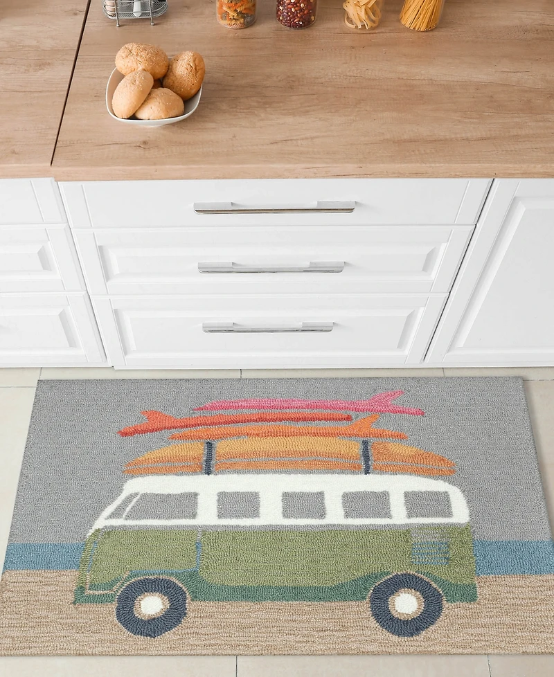 Liora Manne' Frontporch Van Life 2'6"x4' Area Rug