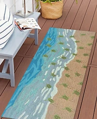 Liora Manne' Frontporch Turtle Beach 2'x5' Runner Area Rug
