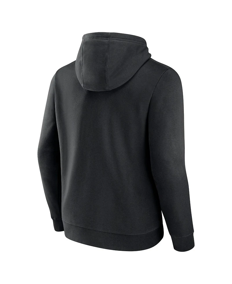 Fanatics Men's Black Kentucky Wildcats Team Wordmark Fleece Pullover Hoodie