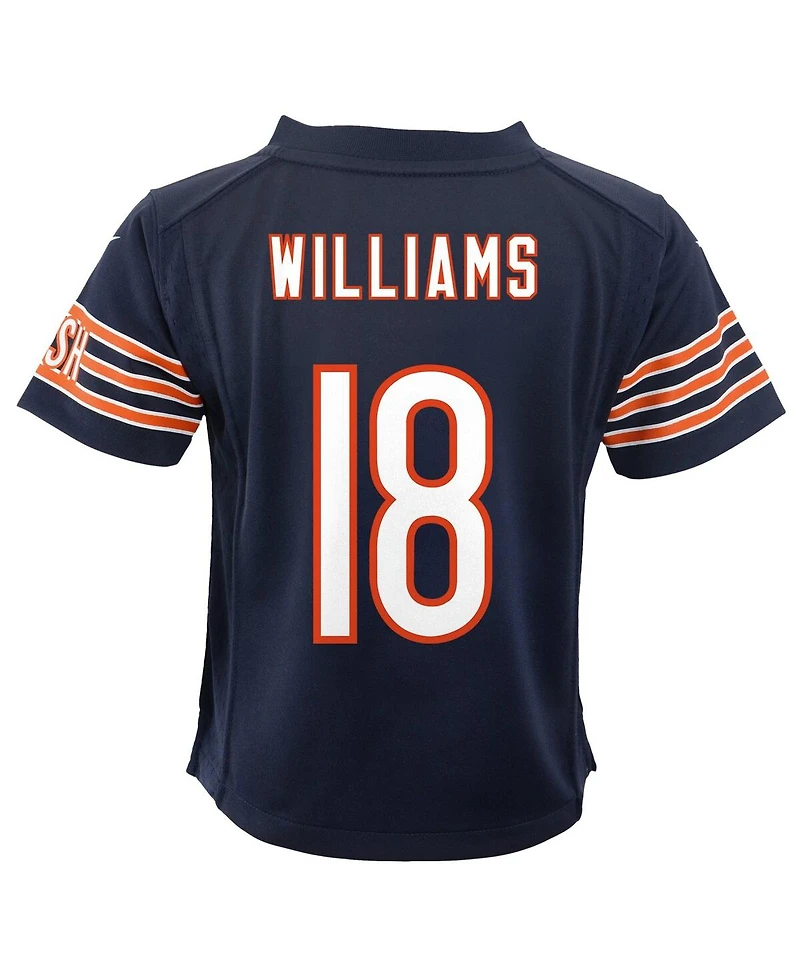Nike Baby Boys and Girls Caleb Williams Navy Chicago Bears Team Player Game Jersey