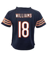 Nike Baby Boys and Girls Caleb Williams Navy Chicago Bears Team Player Game Jersey