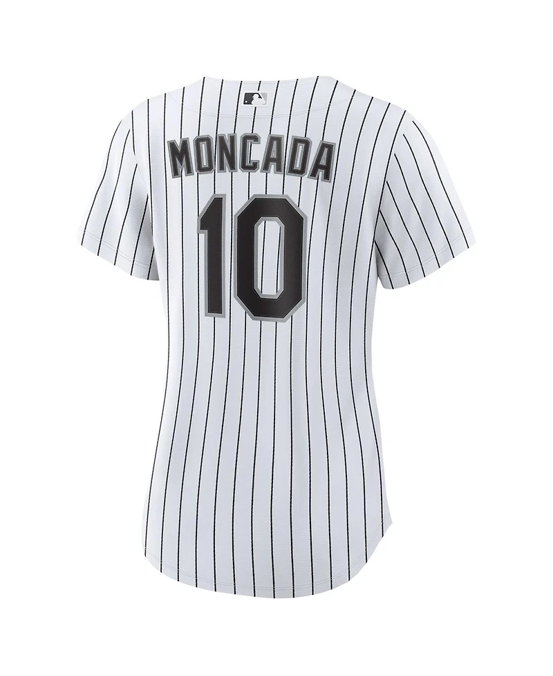 Nike Women's Yoan Moncada White Chicago Sox Home Replica Player Jersey