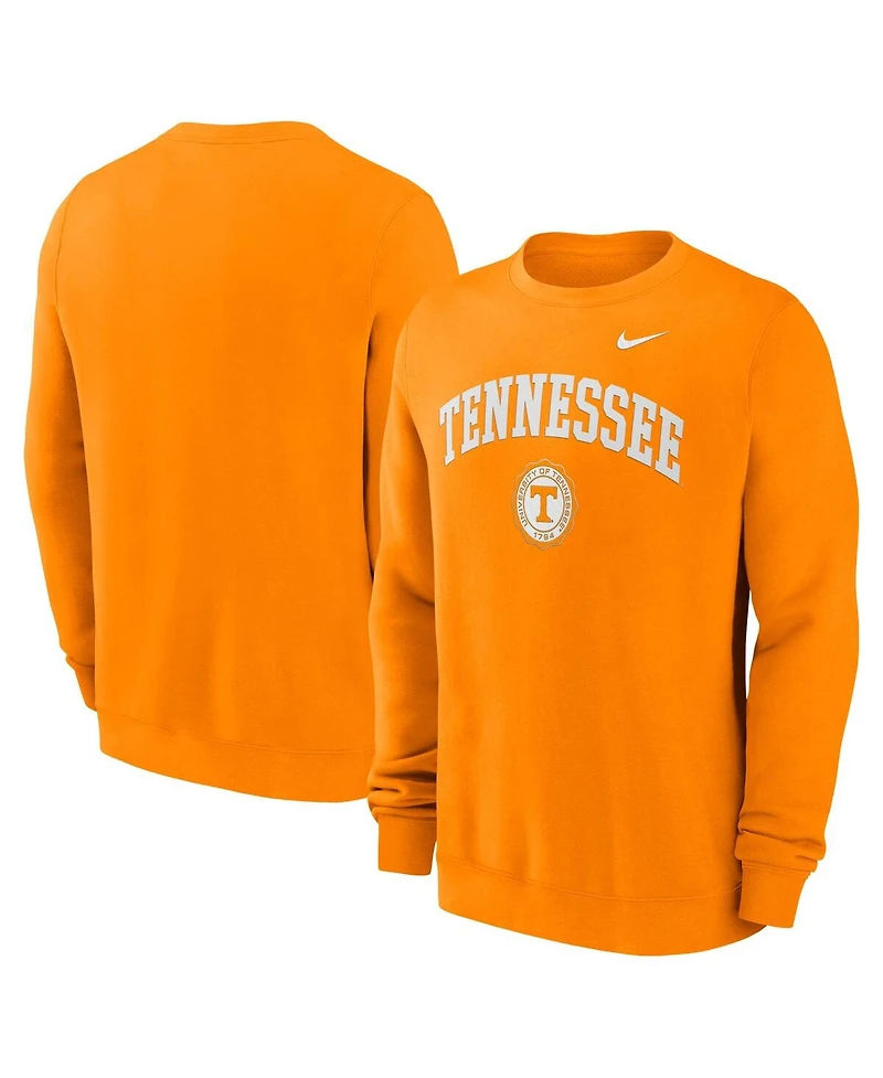 Nike Men's Tennessee Orange Tennessee Volunteers Arched Seal Pullover Sweatshirt