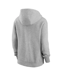 Nike Women's Heather Gray Indianapolis Colts Club Fleece Pullover Hoodie