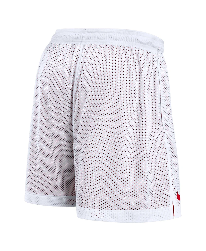 Nike Men's White/Scarlet Ohio State Buckeyes Primetime Reversible Performance Shorts
