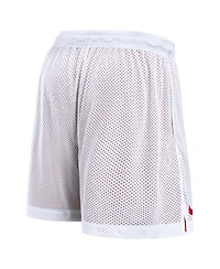 Nike Men's White/Scarlet Ohio State Buckeyes Primetime Reversible Performance Shorts