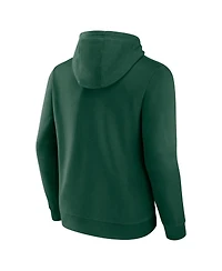 Fanatics Men's Green Miami Hurricanes Team Lockup Pullover Hoodie