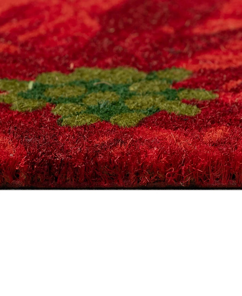 Liora Manne' Natura Poinsettia 1'6"x2'6" Area Rug