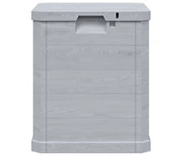 Patio Storage Box 23.8 gal Light Gray