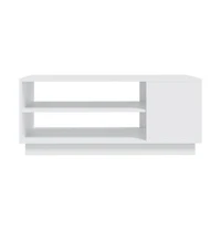 Coffee Table White 40.2"x21.7"x16.9" Engineered Wood