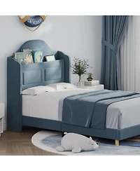 gaomon Twin Bed Frame with Lights
