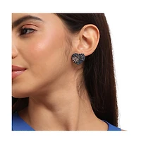 Flora Heart Stud Earrings