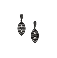 Crystal Hanging Eye Drop Earrings