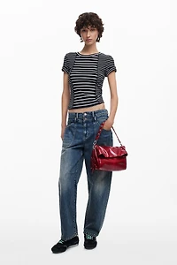 Desigual Women's Shiny flap bag