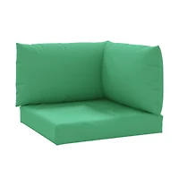 Pallet Cushions 3 pcs Green Oxford Fabric