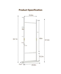 Lovmor Coat Racks solid wood hanger 23.6 1164.1 for bedroom/entrance/living room