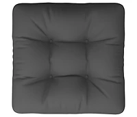 Pallet Cushion Anthracite 23.6"x24.2"x3.9" Fabric