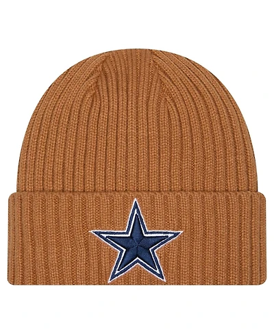 New Era Men's Brown Dallas Cowboys Color Pack Cuffed Knit Hat
