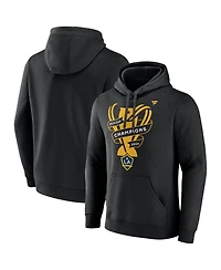 Fanatics Men's Black Los Angeles Galaxy 2024 Mls Cup Champions Locker Room Pullover Hoodie
