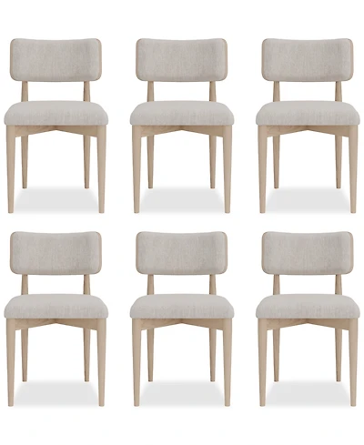 Lunare 6-Pc. Curved Chair Set