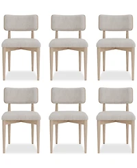 Lunare 6-Pc. Curved Chair Set