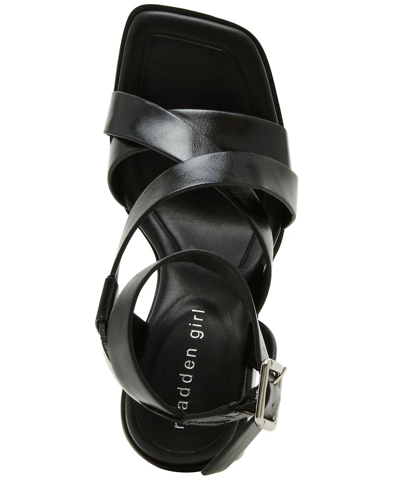 Madden Girl Hero Strappy Block-Heel City Sandals