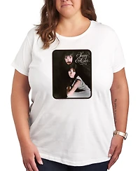 Hybrid Apparel Plus Sonny and Cher Graphic Pullover T-shirt