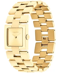 Calvin Klein Women's Ck Meridian Gold Tone Stainless Steel Bracelet Watch, 22mm
