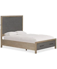 Portmore California King Panel Storage Bed (with soft close drawers), Created for Macy's