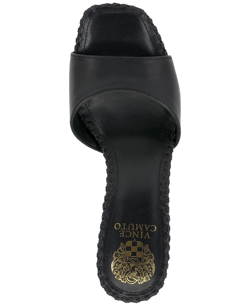 Vince Camuto Women's Emmla Braided-Trim Dress Mules