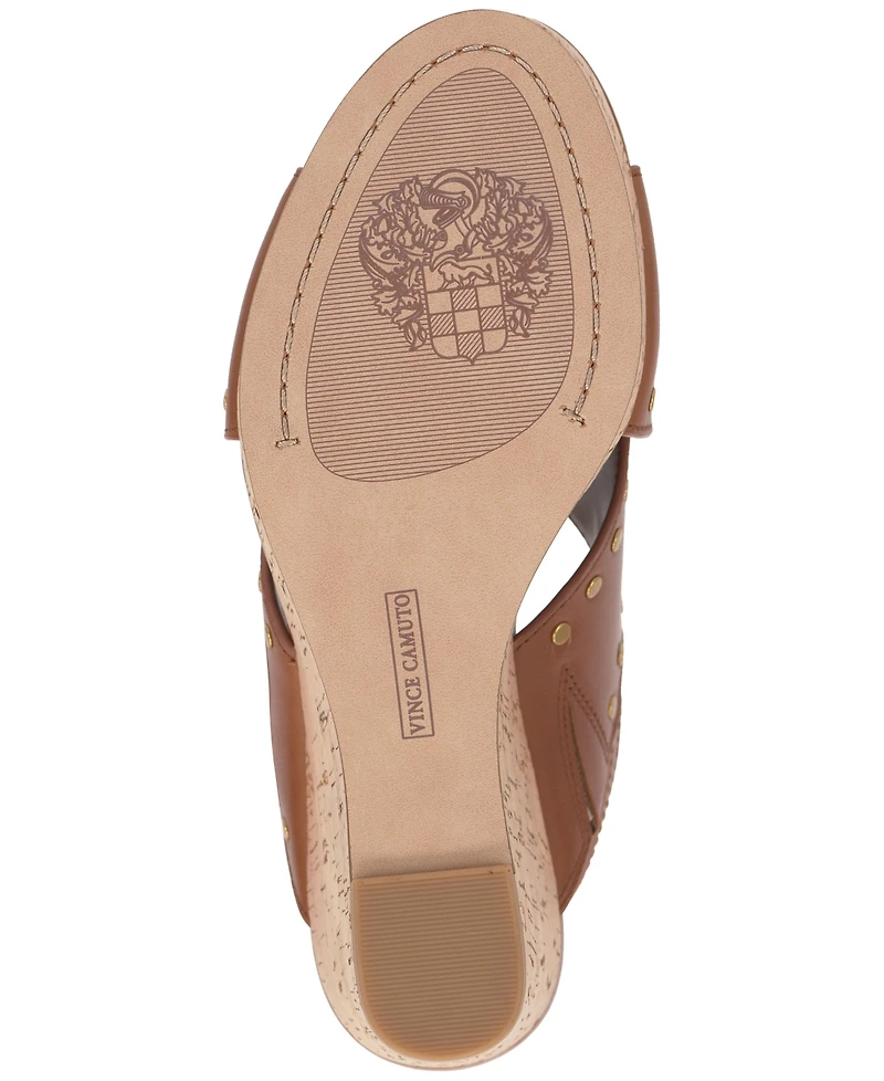 Vince Camuto Women's Ellna Studded Platform Wedge Sandals