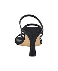 Calvin Klein Women's Jayla Strappy Tapered Heel Sandals