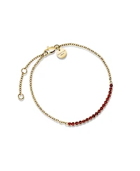 Rosefield Tennis Bracelet 14K Yellow Gold Plated Stainless Steel