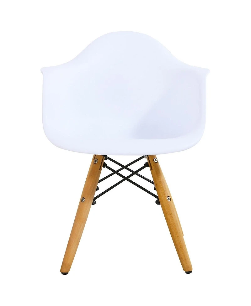 Gouun 3 Pieces Kid's Modern Round Table Chair Set