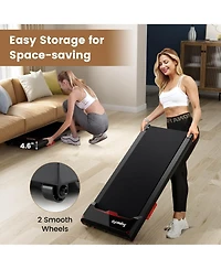 Walking Pad 2.5HP Under Desk Treadmill with Remote Control App-Enabled for Home