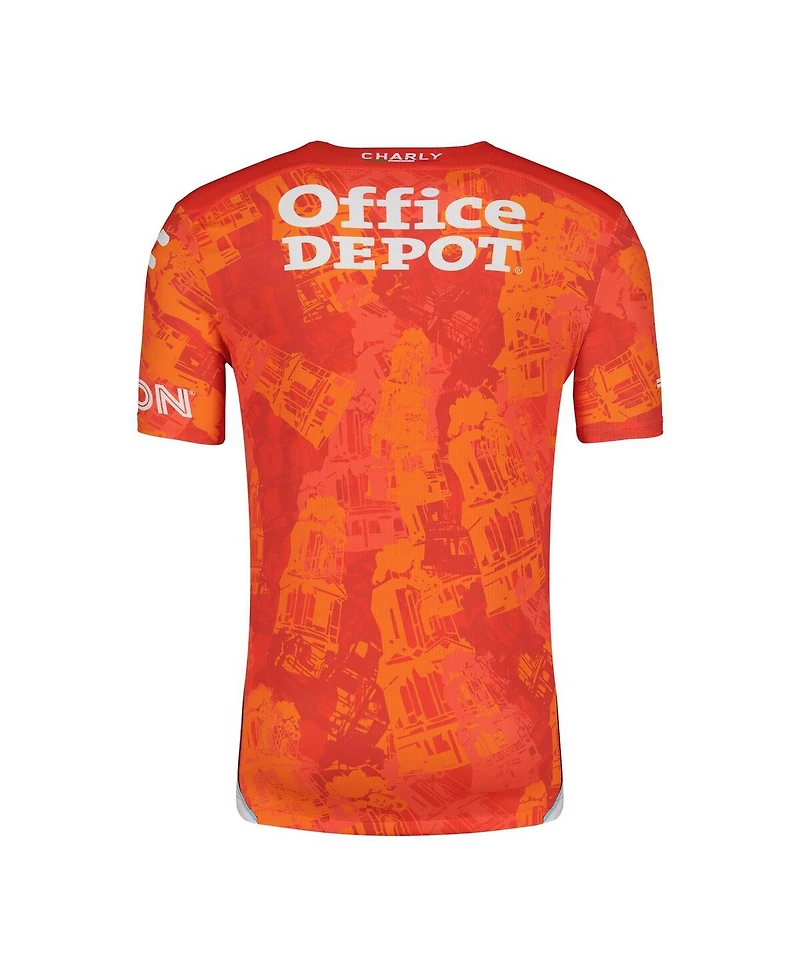 Charly Men's Orange C.f. Pachuca 2024/25 Away Authentic Jersey