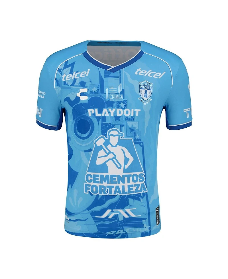 Charly Men's Light Blue C.f. Pachuca 2024/25 Third Authentic Jersey