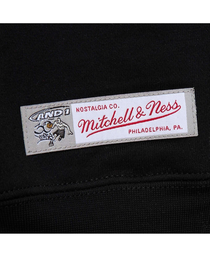 Mitchell & Ness Men's M&N x AND1 Pullover Hoodie Black